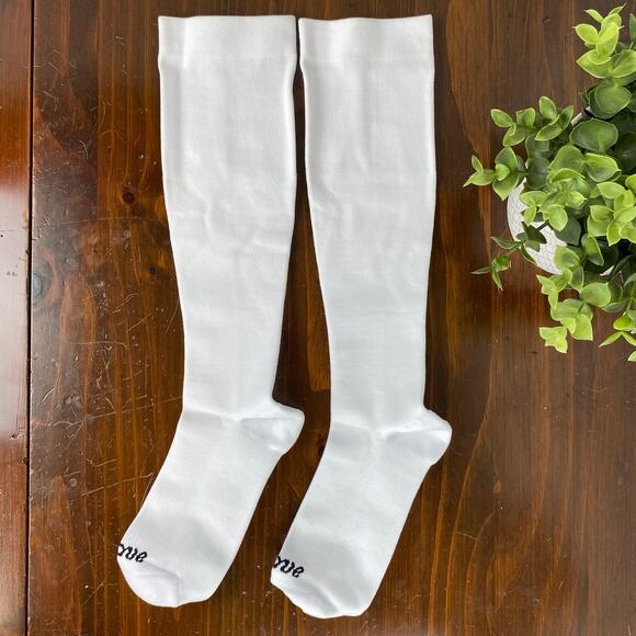 Clove Shoes Compression Socks White Medium - Picture 6 of 6